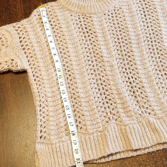 Madewell, Windemere Pointelle Sweater, size Medium - Picture 7 of 8